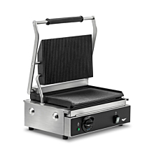 Vollrath PSG4-SG120-C Single Panini Sandwich Grill with Cast-iron Grooved Plates