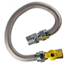 Atosa WA300001 3/4" x 4ft Quick Disconnect Gas Flex Hose