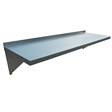 Prepline PWS-1460 14"X60" Stainless Steel Wall-Mount Shelf