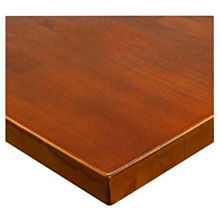 JMC Furniture Indoor 30" Round Solid Beechwood Plank-Style 1 1/4" Thick Walnut Table Top