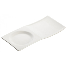 Winco WDP012-101 Ardesia Tenora Porcelain Bright White Tray