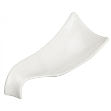 Winco WDP021-112 Ardesia Mescalore Porcelain Bright White Plate
