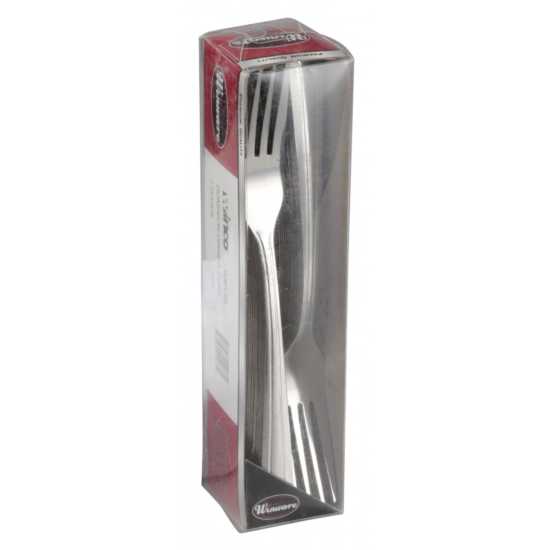 Winco 008105 71/8" Dominion Flatware Stainless Steel Dinner Fork