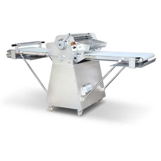 industrial free standing dough sheeter machine