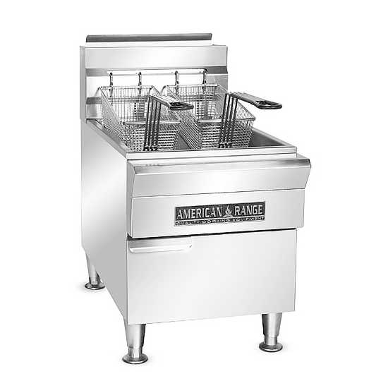 American Range AFCT15NG 15 lb. Countertop Deep Fat Fryer Natural G