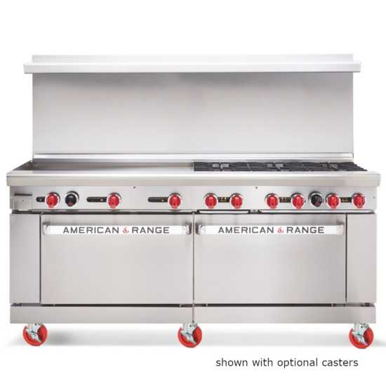 NEW 36 Oven Range Combo Griddle & 2 Burner Stove Top Commercial Kitchen NSF