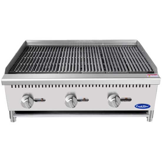 Atosa CookRite ATCB-24, 24-Inch Heavy Duty Char-Rock Broiler