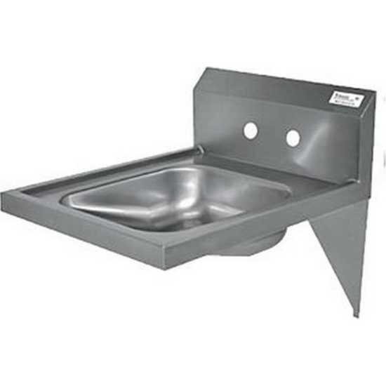 BKHSADAS ADA Hand Sink, wall mount, 14 x 16"D x 5"D bowl size by B