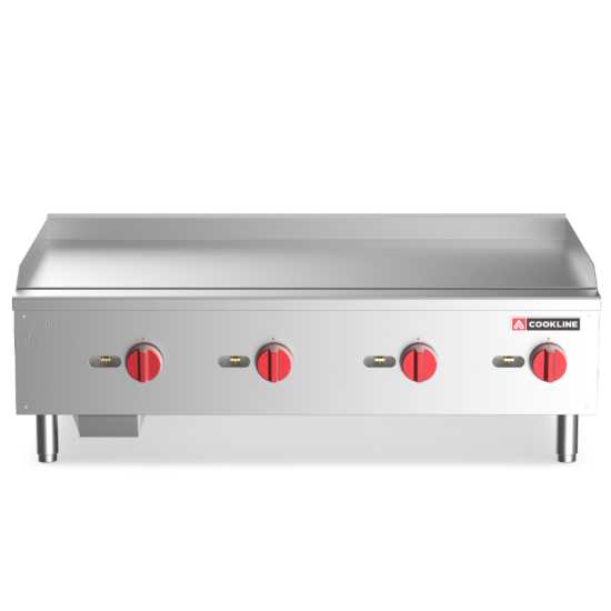 CGG48M 48 inch Gas Griddle With Manual Controls 120 000 BTU Kitchenall