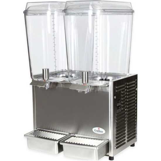 Crathco D25-3 18 Pre-Mix Cold Beverage Dispenser w/ (2) 5 Gallon Bowl