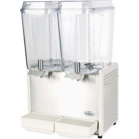 Crathco D254 18" PreMix Cold Beverage Dispenser w/ (2) 5 Gallon Bowl