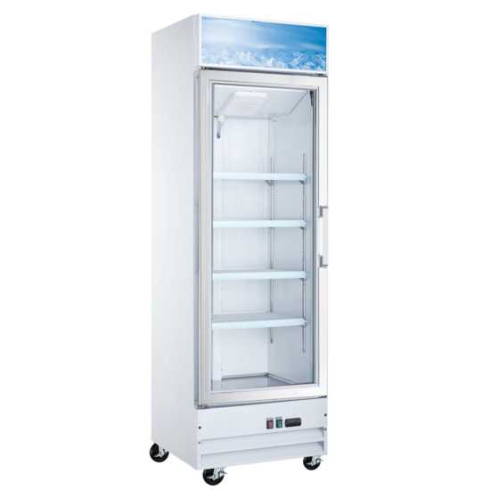 Upright Freezer with Glass Door for Frozen Food