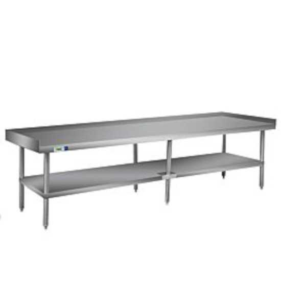 L&J ESG3084 30"D x 84"L Stainless Steel Commercial Equipment Stand