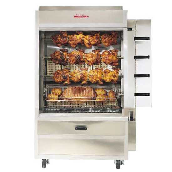 Old Hickory N4G-LP 20 Chicken Commercial Rotisserie Oven Machine - Liq