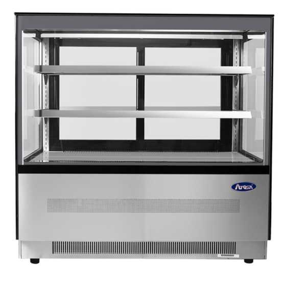 Atosa RDCS-48 47" Floor Model Stainless Steel Refrigerated Square Display Case