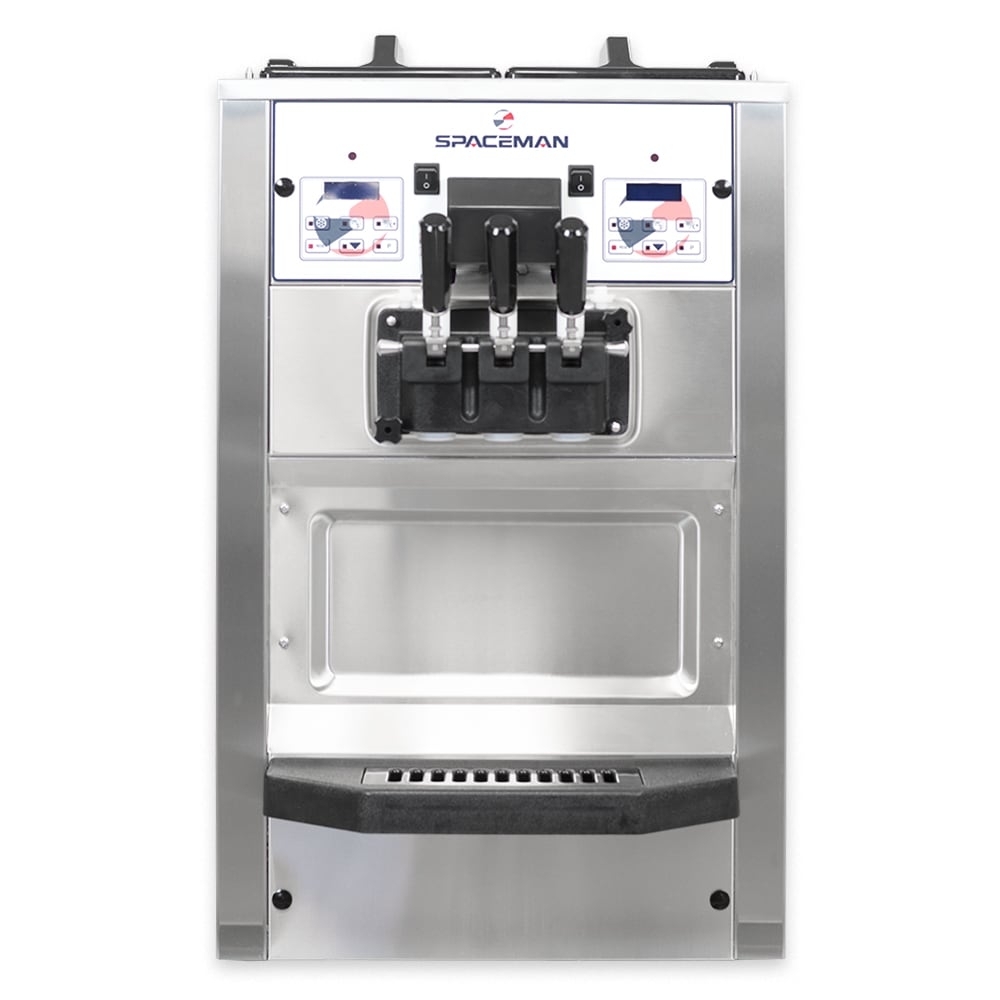 Spaceman 6235-C Soft Serve Ice Cream Machine with 2 Hoppers