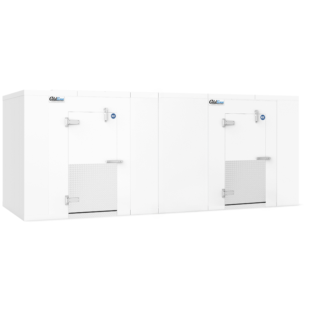 新品‼︎未使用‼︎ CLORE Relux All-in-one【White】 Coldline 8 x 20 Walk-in Cooler and Freezer Combo Box, with Floor