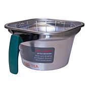 FETCO B003110G1 13" x 5" Stainless Steel Green Handle Iced Tea Brew Basket