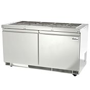 Coldline CBT-60 60" Stainless Steel Refrigerated Salad Bar, Buffet Table with Pan Cover