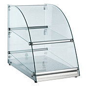 Marchia CA70 Curved Glass Dry Countertop Food Display Case