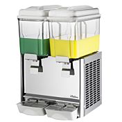 Coldline CBD-2  Double 3 Gallon Bowl Refrigerated Beverage Dispenser with Stirring System