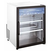 Coldline G5-W 24" Countertop Swing Door Merchandising Refrigerator - White