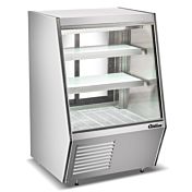 Coldline HDL-36 36" Refrigerated Slanted Glass High Meat Deli Case with Rear Storage