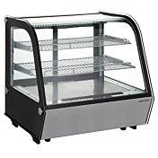Marchia MDC121 28" Countertop Refrigerated Curved Glass Bakery Display Case with LED Lighting