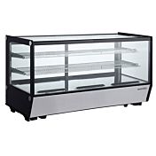 Marchia MDC260-ST 48” Countertop Refrigerated Straight Glass Bakery Display Case with LED Lighting