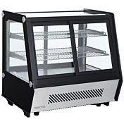 Marchia MDCC125 28" Pass-through Countertop Refrigerated Bakery Display Case with LED Lighting