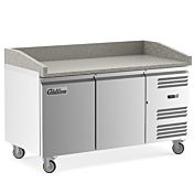 Coldline PDR-60 60" Refrigerated Pizza Prep with Marble Top