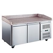 Coldline PDR-60 60" Refrigerated Pizza Prep with Marble Top