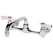 Prepline PFW-8-8 Wall Mounted 8" Swing Spout Sink Faucet