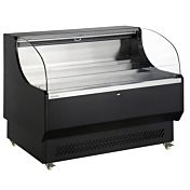 Marchia USTAR50 52" Black Low Profile Open Air Cooler Grab and Go