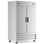 Coldline C-2RE 54" Two Solid Door Commercial Reach-In Refrigerator - Stainless Steel
