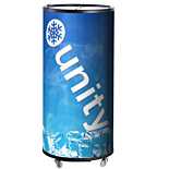 Unity U-BR2-W Cold Drink Wrapped Barrel Merchandiser Refrigerator - 2 Cu.ft
