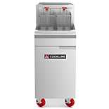 Cookline CF50-LP Commercial 50 lb Propane Gas Deep Fryer - 120,000 BTU