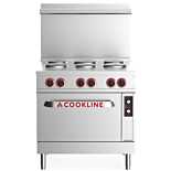 Cookline ER36-240 36" Electric Range with 6 Burners, 240V