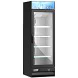 Coldline G15-B 26" Glass Door Merchandiser Refrigerator with LED lighting, Black