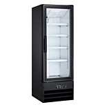 Coldline G10-B 21" Glass Door Merchandiser Refrigerator with LED Lighting, Black