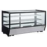 Marchia MDC260-ST 48" Countertop Refrigerated Straight Glass Bakery Display Case with LED Lighting
