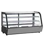 Marchia MDC261 48" Countertop Refrigerated Curved Glass Bakery Display Case with LED Lighting