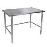 Prepline PWTG-2460-OB 24"D x 60"L Stainless Steel Worktable with Open Base