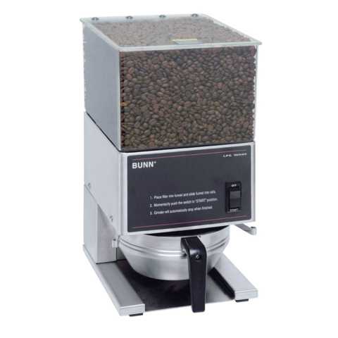 Bunn 20580.0001 LPG-SST 6 lb. Low Profile Portion Control Coffee Grinder