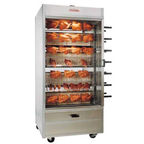 Old Hickory N14G-NG 70 Chicken Commercial Rotisserie Oven Machine - Natural Gas