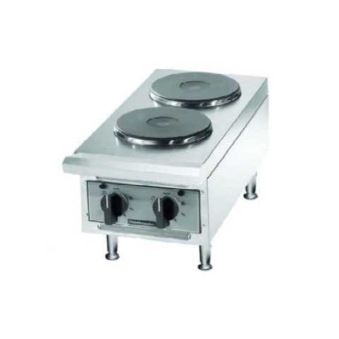 Toastmaster TMHPE Electric 2 Burner Countertop Hot Plate - Coil Elements