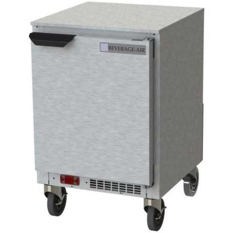 Beverage-Air UCF20HC 20" Shallow Depth Solid Door Undercounter Freezer