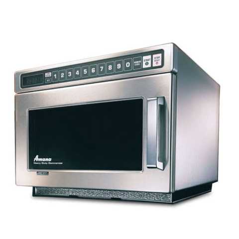 Amana HDC12A2 17" Heavy Volume 1200 Watts Commercial Compact Microwave - 120V