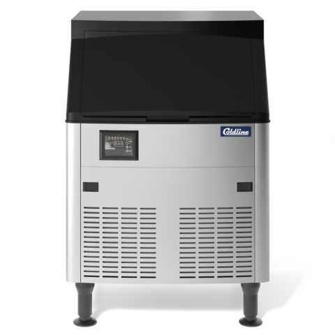 Coldline ICE280 250 lb. Commercial Half Cube Ice Machine with 80 lb. Bin, Air Cooled