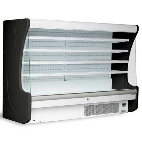 Universal PAROS102 63" Refrigerated Open Air Merchandiser, Self Contained
